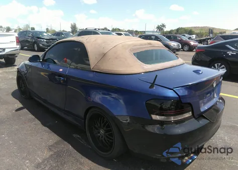 2008 BMW 128I из США, поврежденный, VIN WBAUL73518VE89502